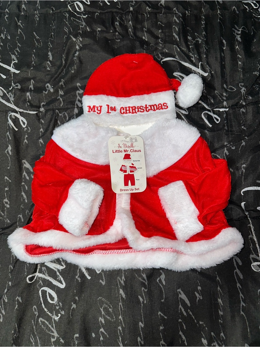 NEW Baby Santa Outfit 0-12M My First Christmas Holiday Costume By So Dorable